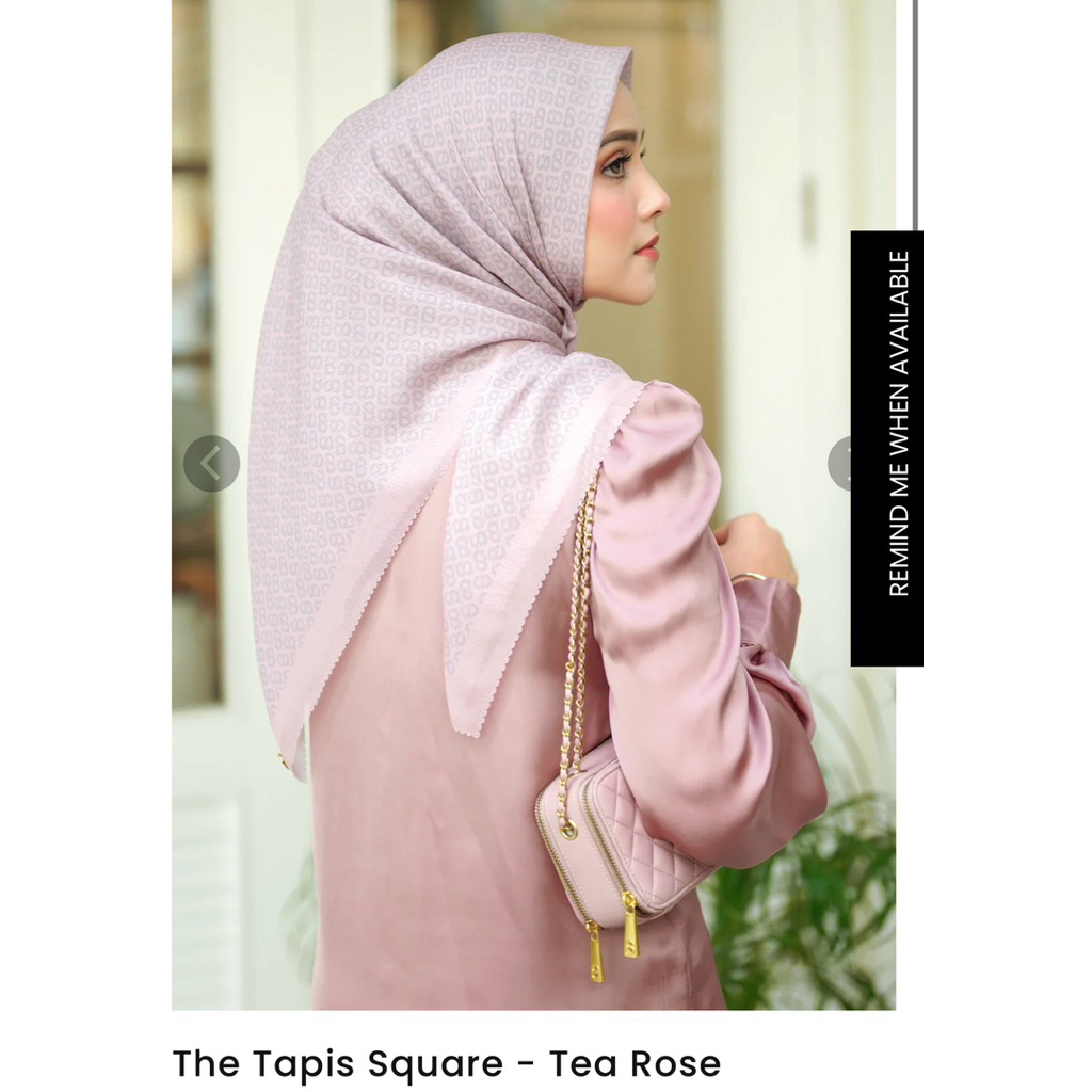 Buttonscarves Tapis Tea Rose