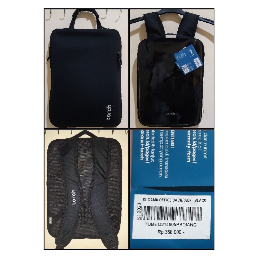 TAS RANSEL TORCH BLACK UNISEX