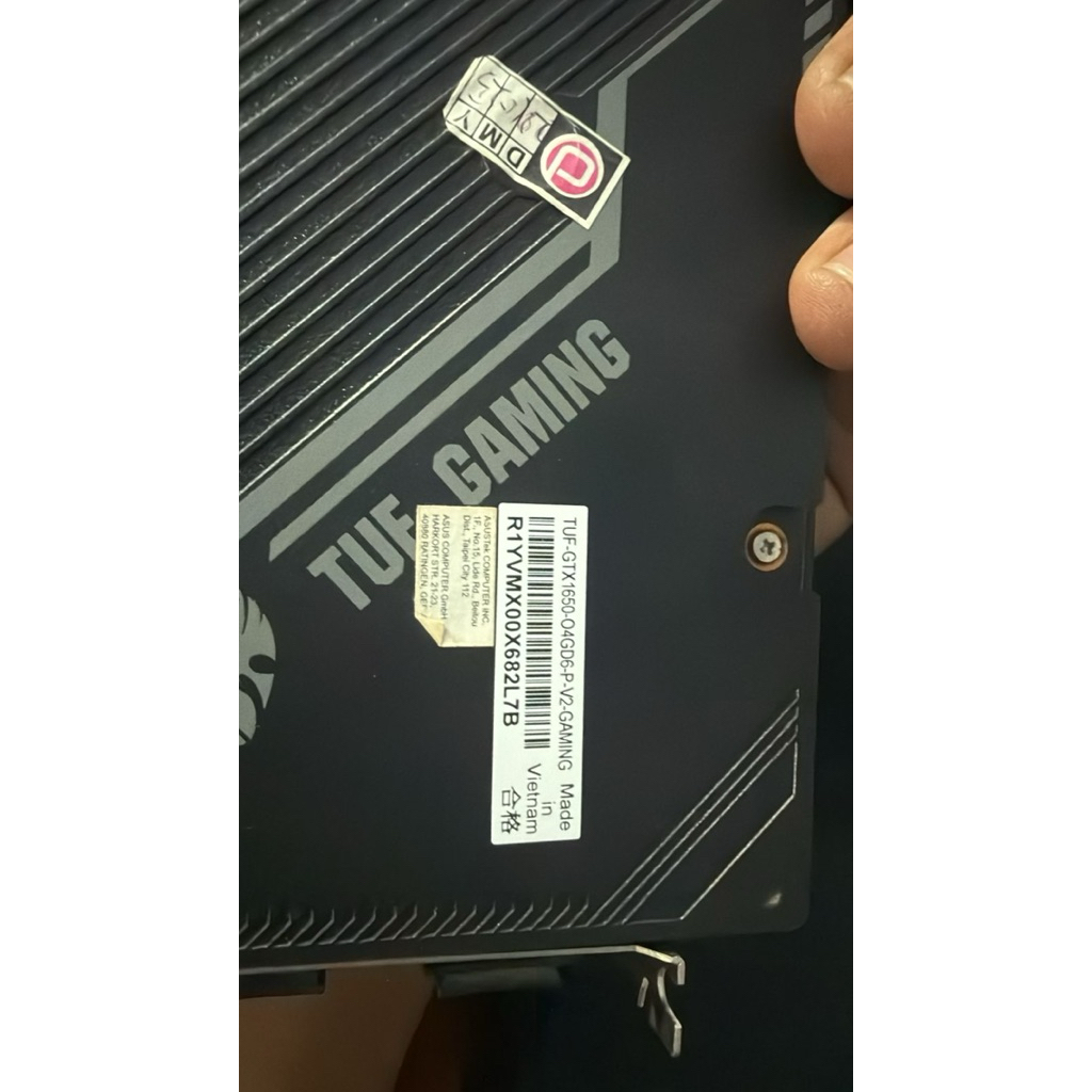 VGA 1650 tuff gaming