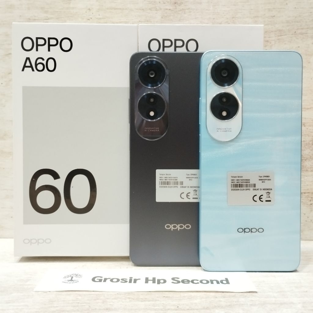 OPPO A60 8/256GB 8/128GB HP SECOND FULLSET