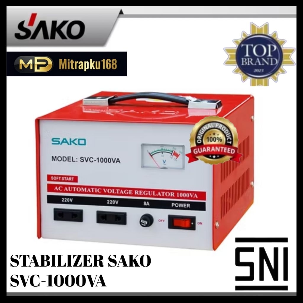 Stabilizer SAKO SVC-1000 Stabil SVC1000 VA 1KVA