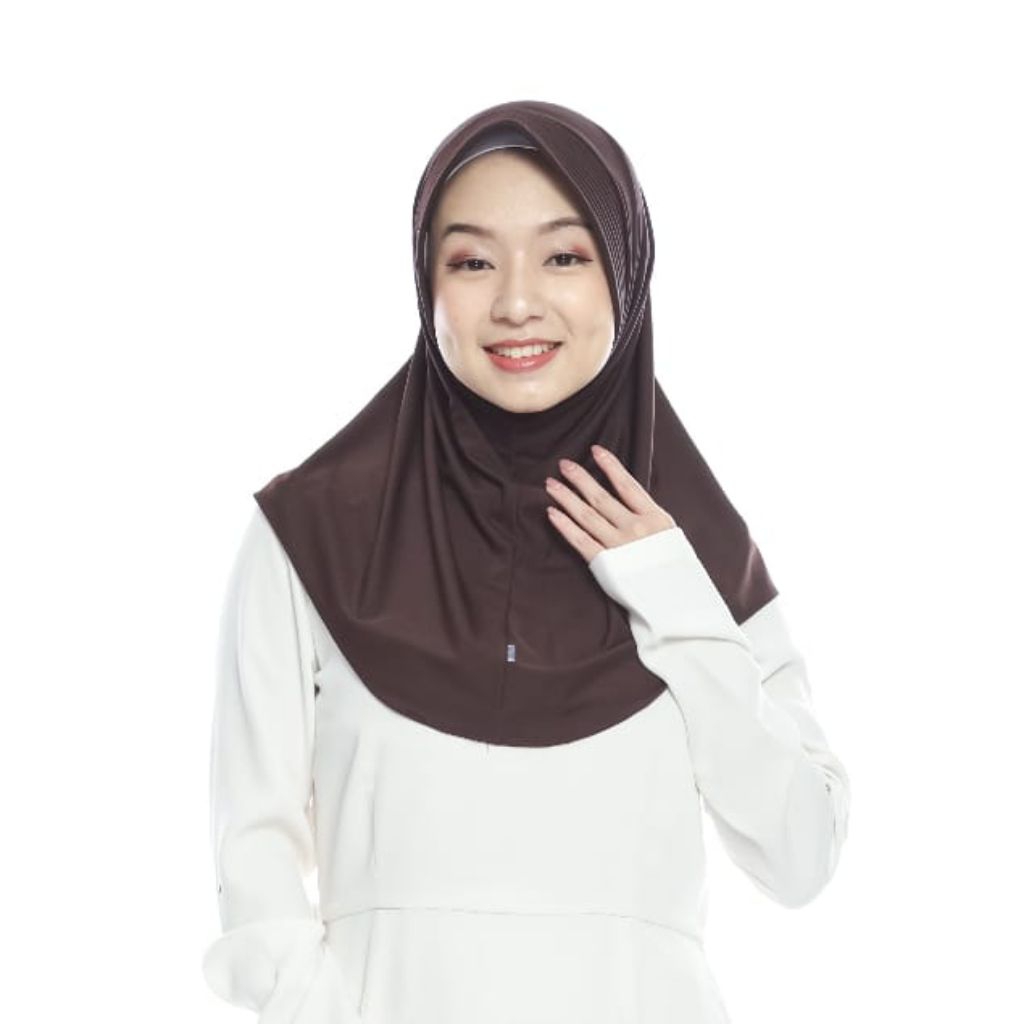 HIJAB BERGO HAMIDAH (ORI) SIZE S / BERGO INSTAN HAMIDAH / HIJAB INSTAN JERSEY HAMIDAH