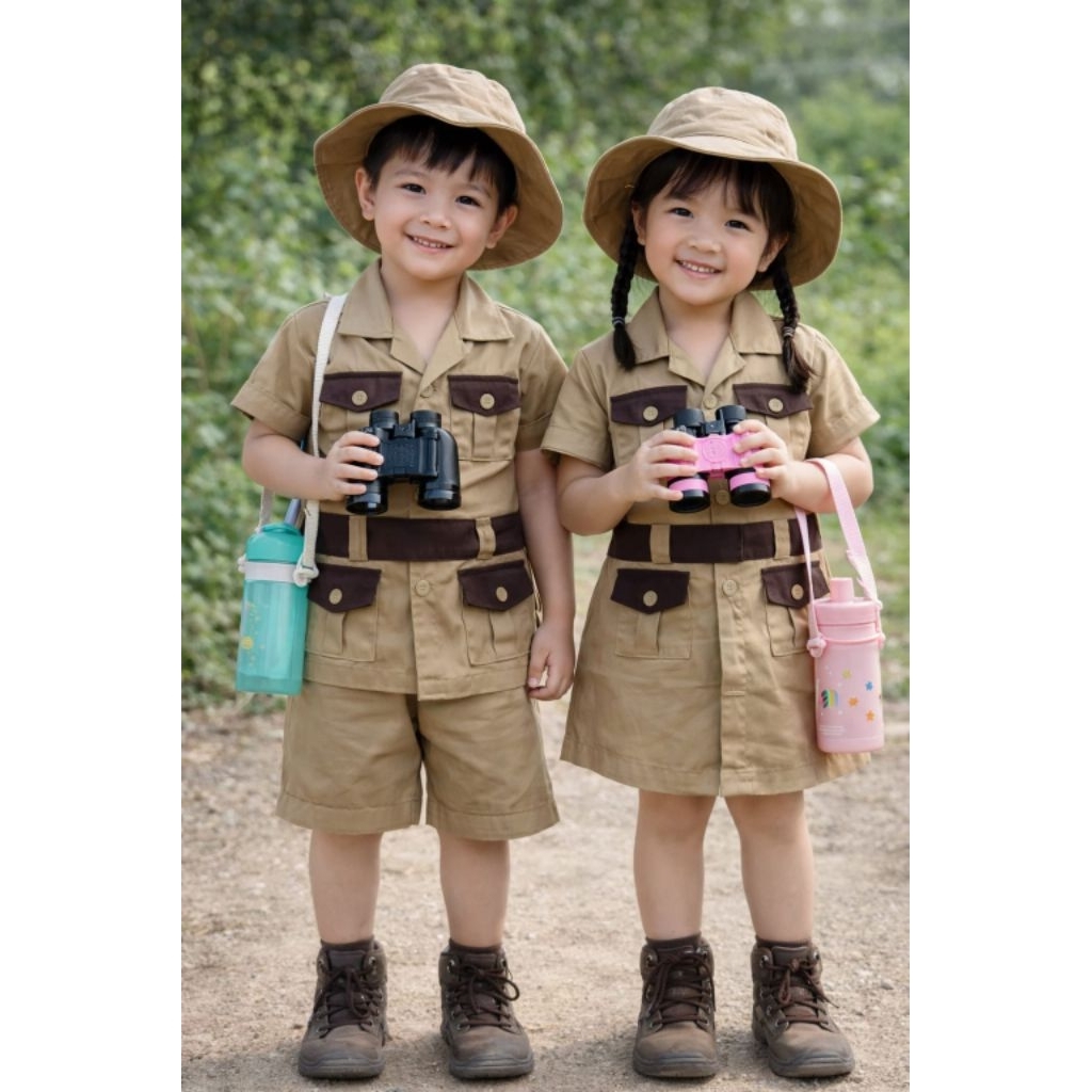 BAJUANAKUNIK / KOSTUM SAFARI ANAK / KOSTUM PROFESI / KOSTUM ZOO / KOSTUM KARNAVAL