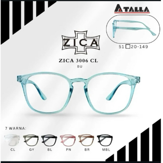 kacamata frame bening