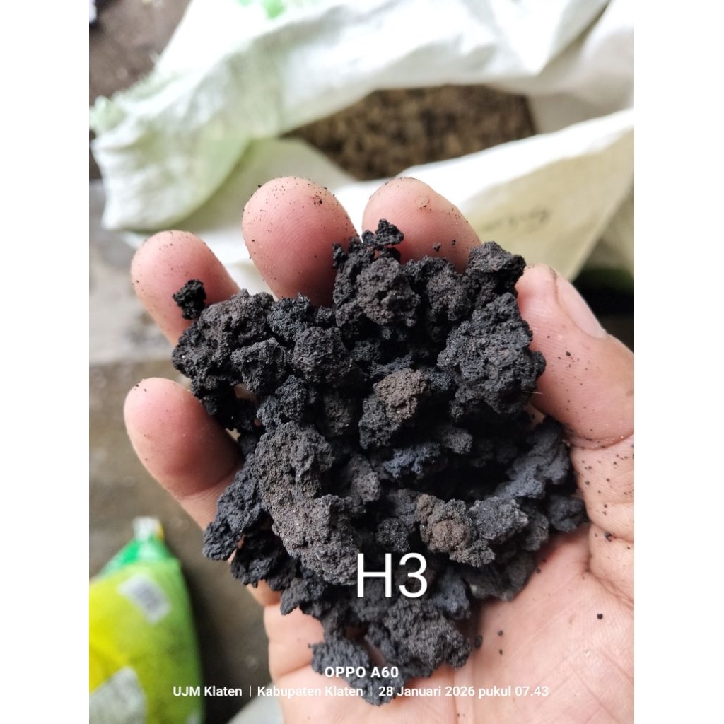 (3 mm) Pasir Malang Hitam Kasar 5 kg untuk Media Tanam Bonsai, Aglonema, Media filter air, Dekorasi 