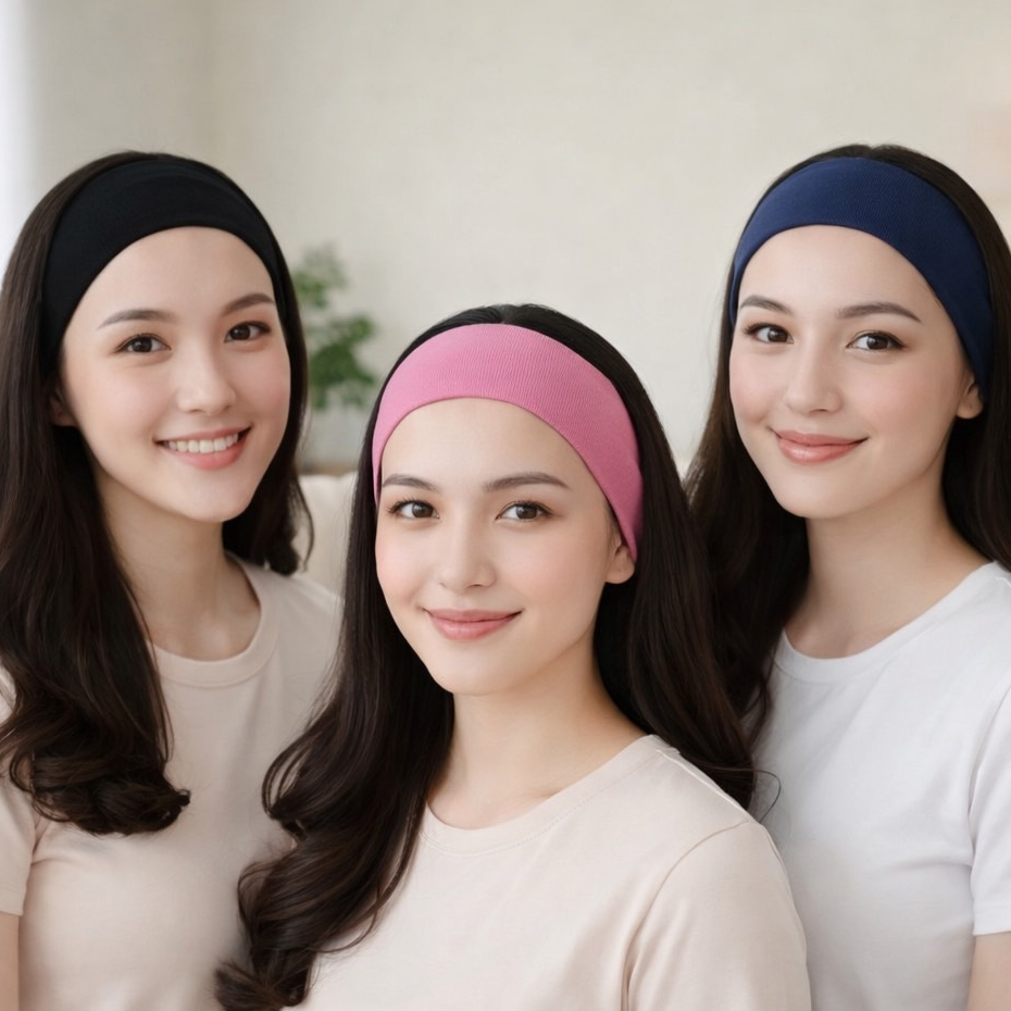 Bandoku - Bandana Headband Wanita Korea Headband Sport Super Premium