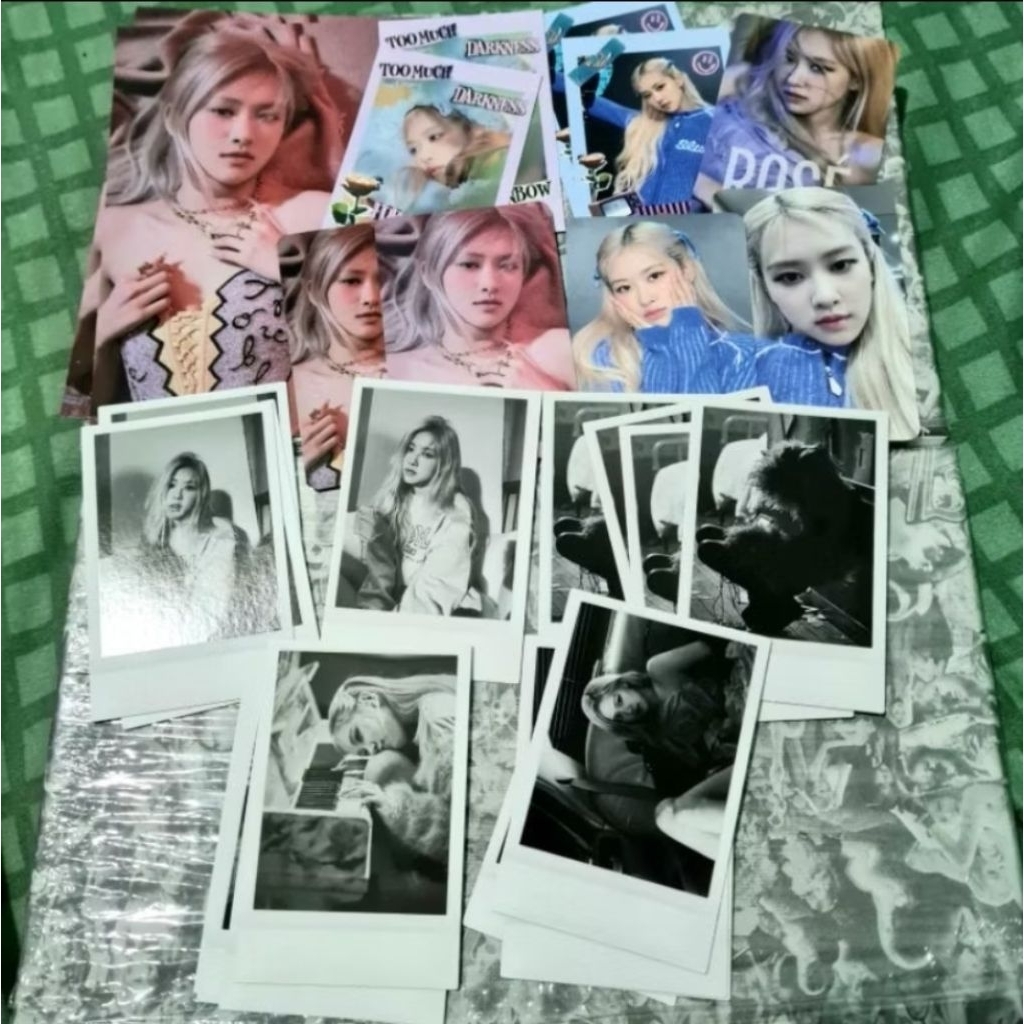 Rose Postcard / Photo / Photocard Ktown POB - Official From Album solo / single R [On the ground / g