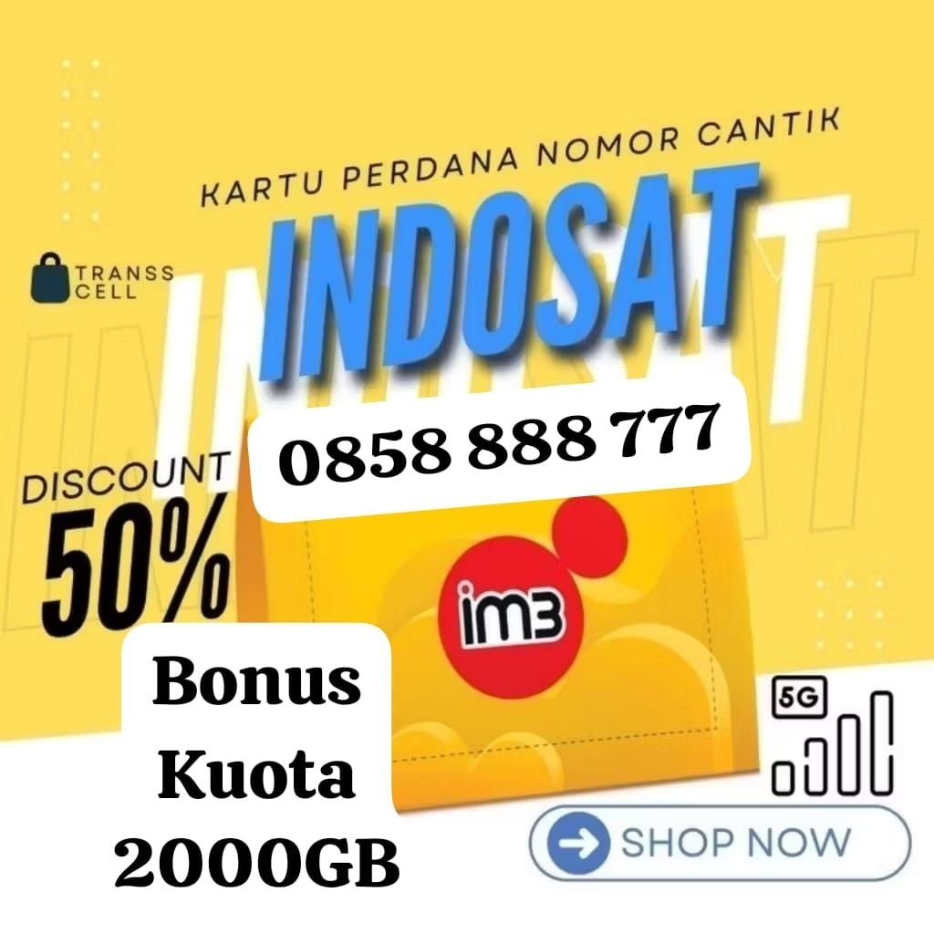 Promo Kartu Perdana Indosat 10Digit Bonus Kuota 2000GB Prabayar Support Jaringan 4G