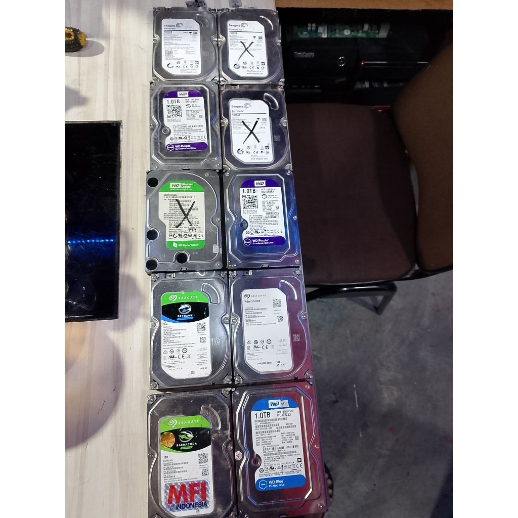 hardisk PC 1tb rusak
