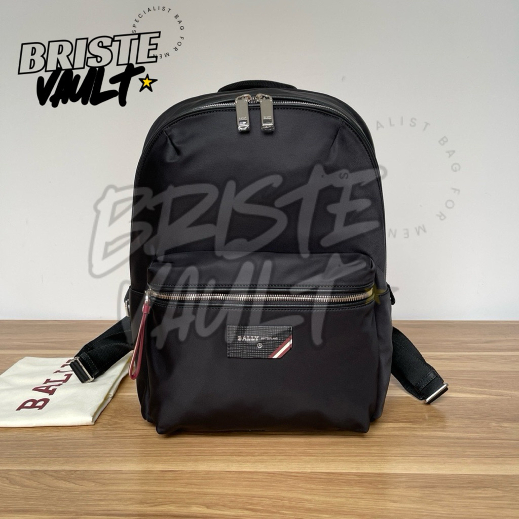 BRISTE VAULT Backpack Bally Ferey Tas Ransel Bally Pria Muat Laptop Original Fullset