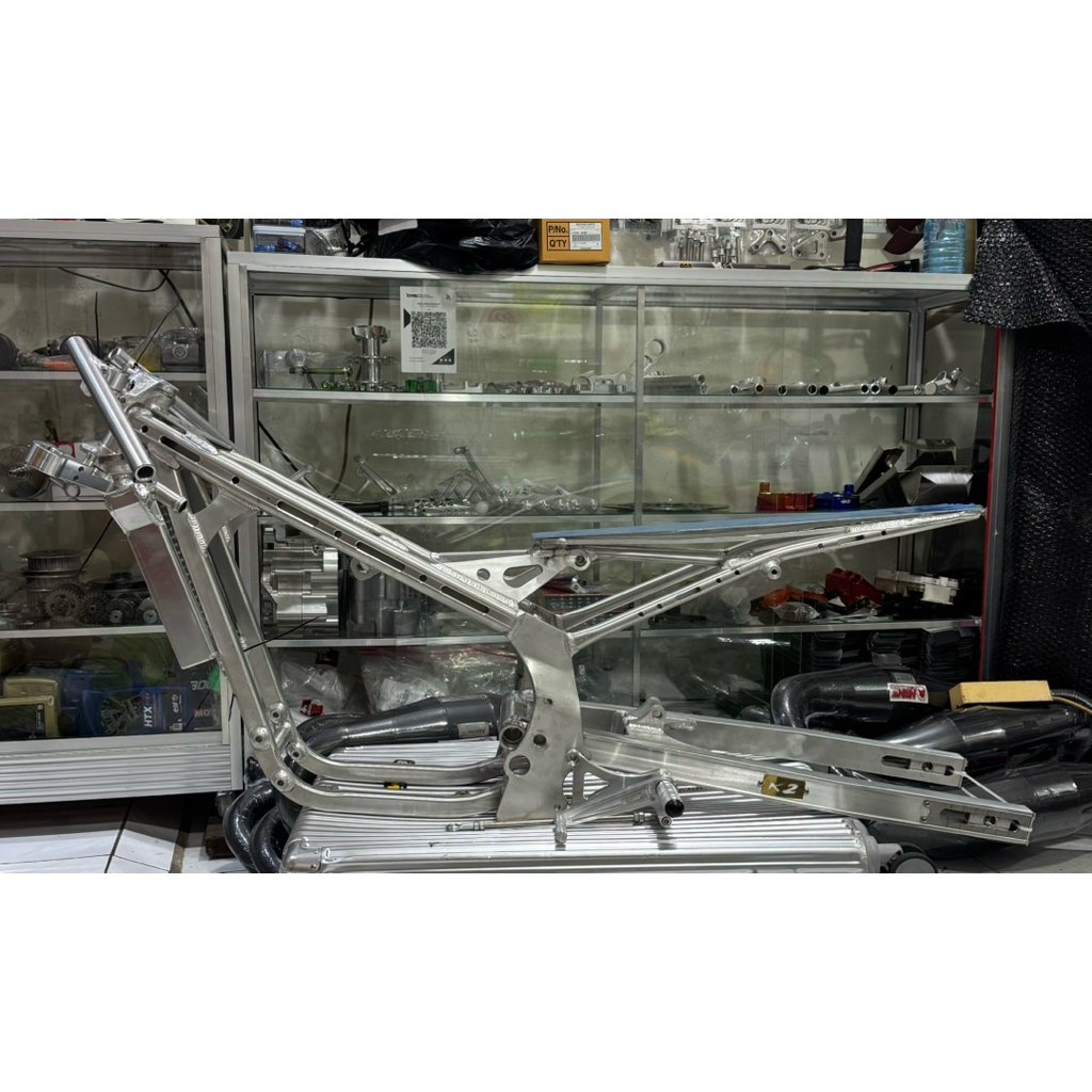 rangka drag K2 thailand frame fullset ninja