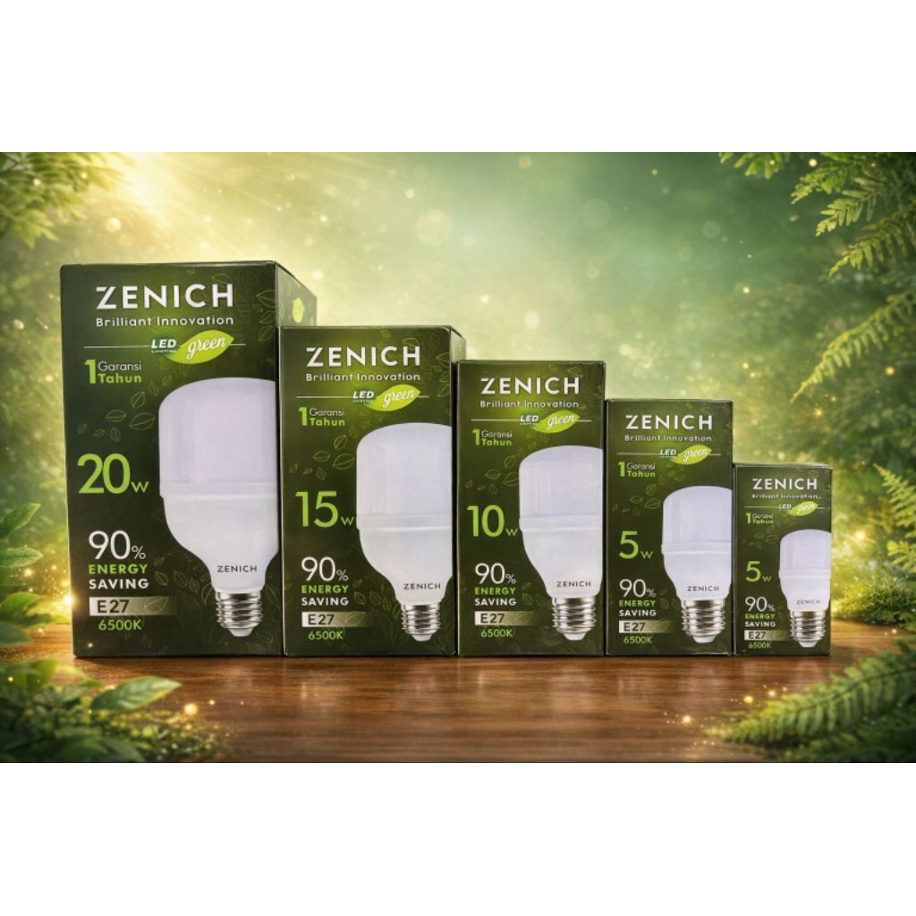 ( HARGA PROGRAM ) Lampu LED Zenich Green 15watt