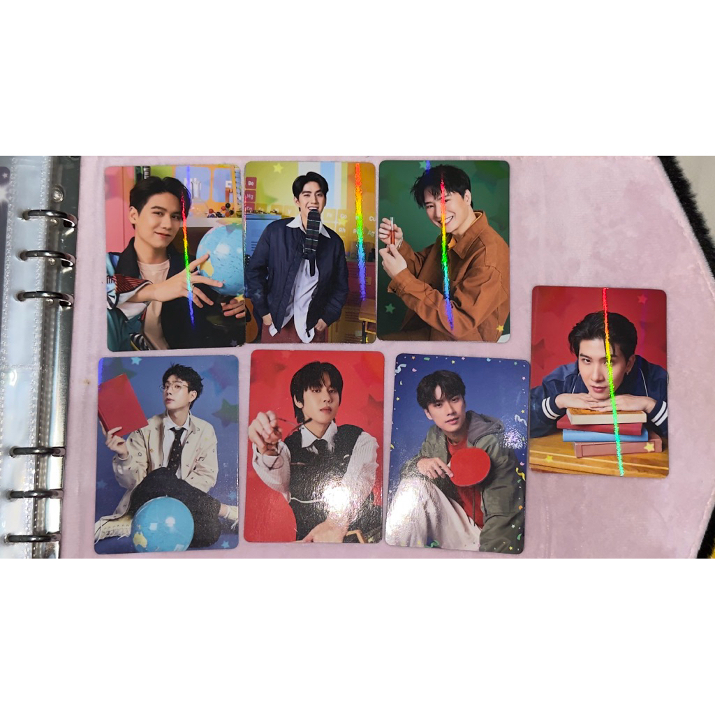 COLLECTIBLE CARD CC GMMTV BACK TO SCHOOL LOL NAIIN BLACK SONGKARN FIRSTKHAOTUNG WINNYSATANG EARTHMIX