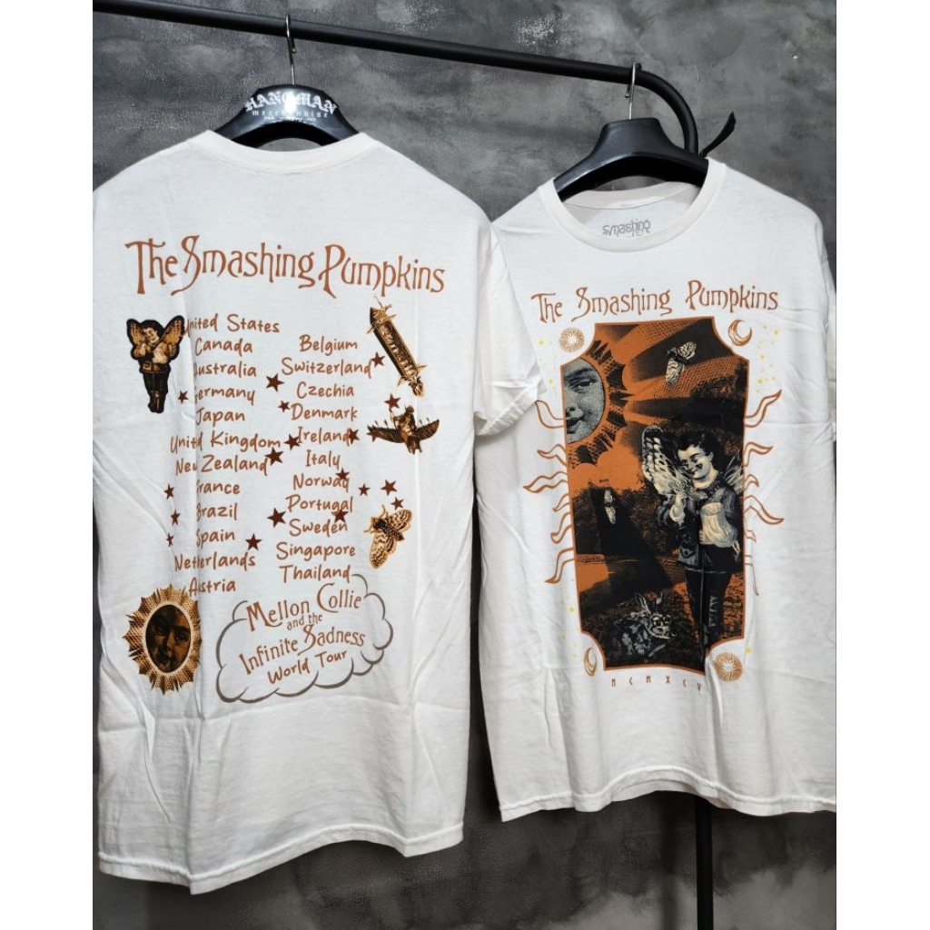 The Smashing Pumpkins Official - Melancholy Tshirt Kaos Band