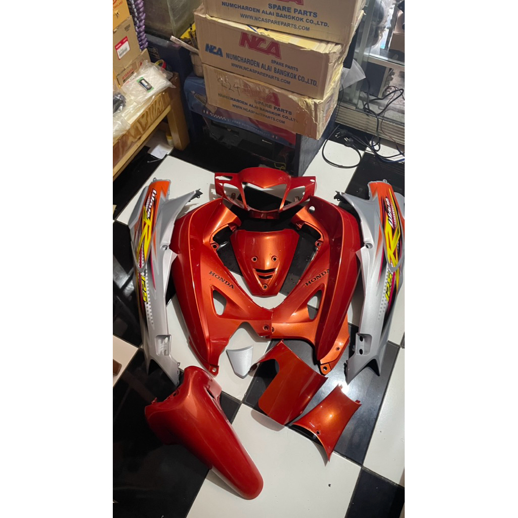 Body bagol wave125R abs ARM orange silver