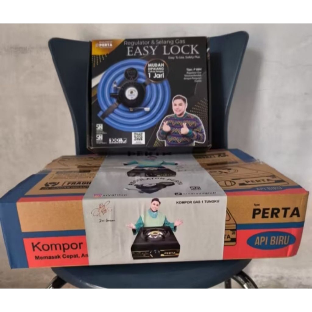 Kompor 1 Tungku & Selang Regulator PERTA