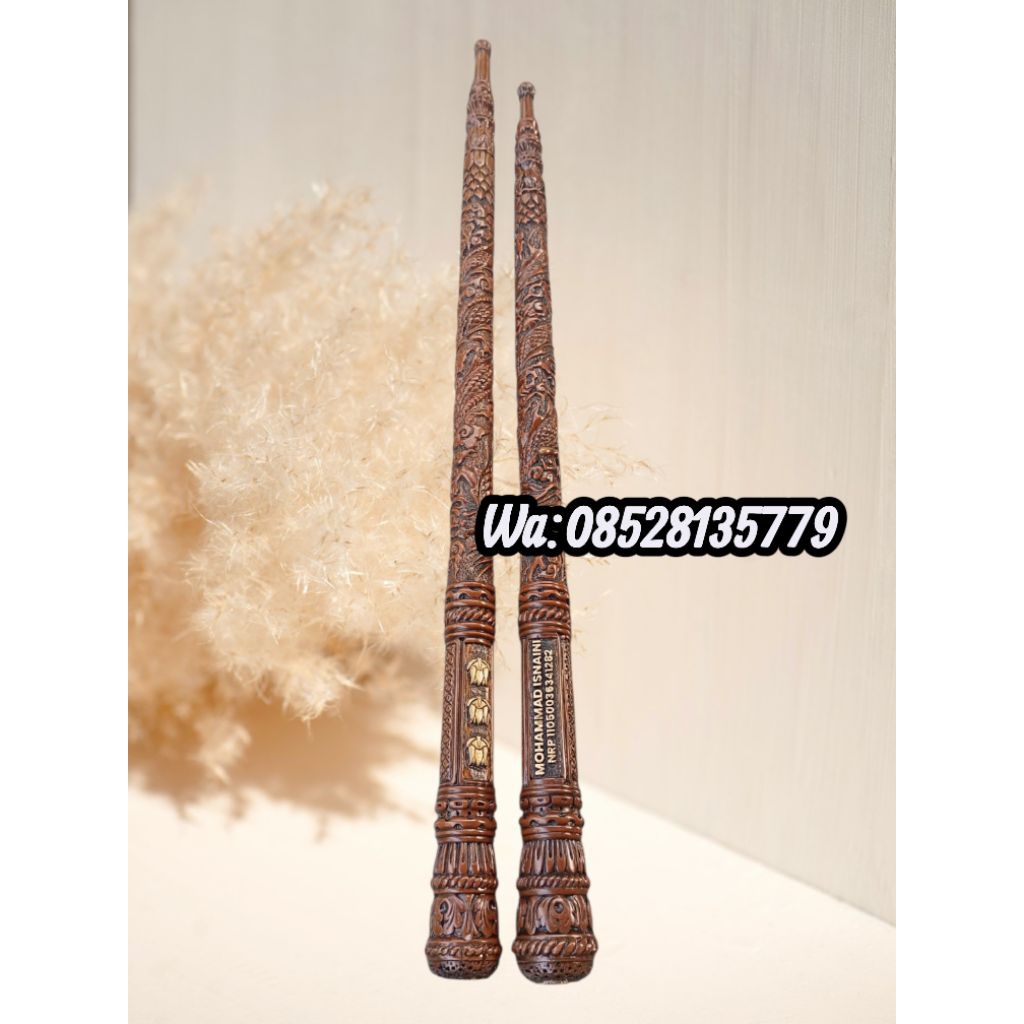 tongkat komando ukiran naga