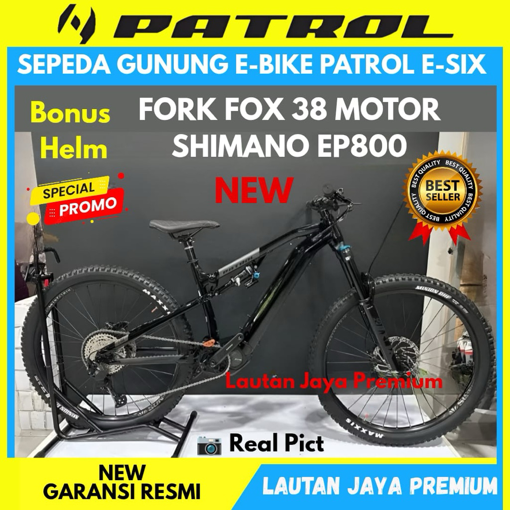 Sepeda MTB Patrol E SIX Fork Fox Float 38