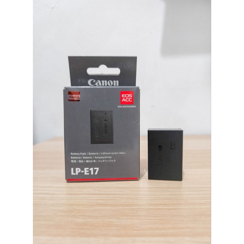 Batrai kamera Canon LP-E17 Original copotan Canon eos Rp second
