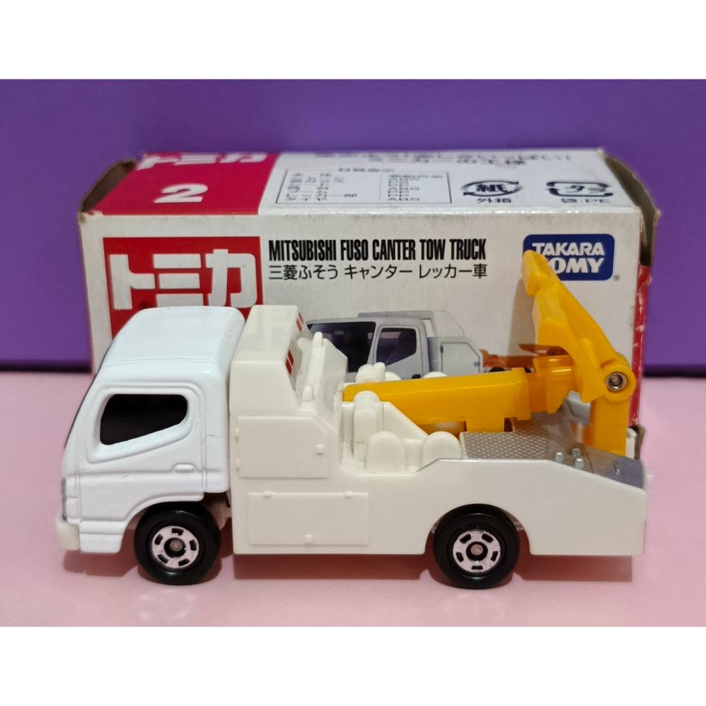 Diecast Takara Tomy Tomica 2 Mitsubishi Fuso Canter Tow Truck