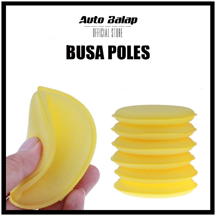 Spons Busa Pad Poles Wax Body Mobil Busa Cuci Mobil Busa Poles Motor