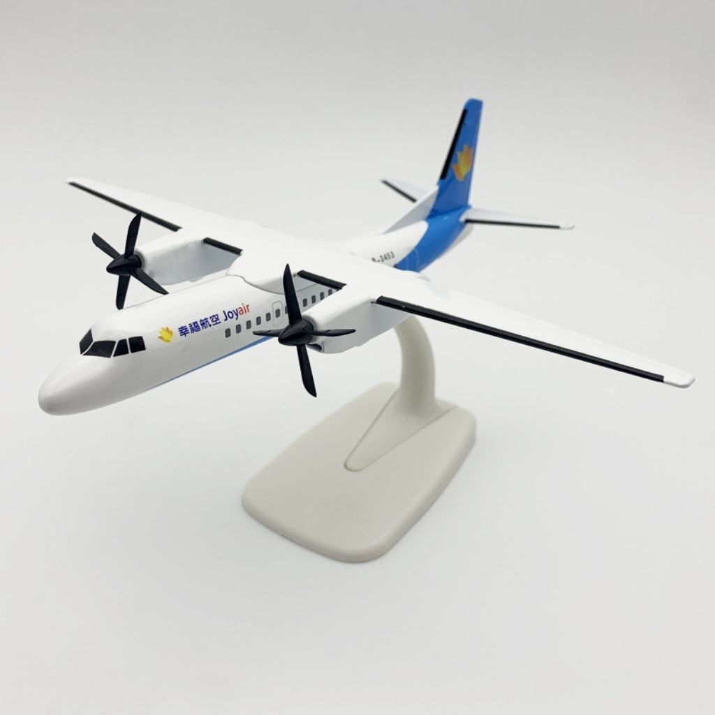 20CM ATR JOY AIR MINIATUR PESAWAT DIECAST BESI METAL PAJANGAN DISPLAY