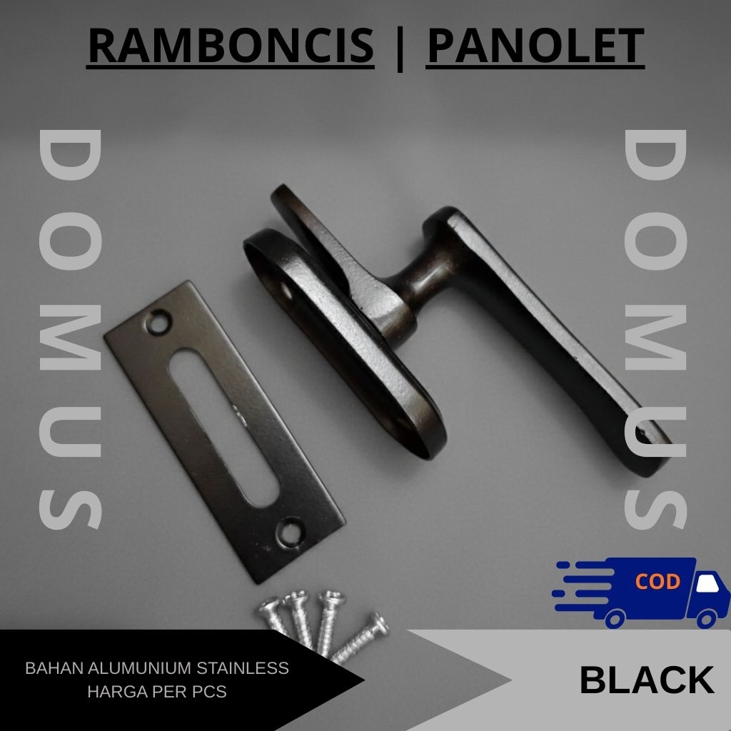 RAMBONCIS / PANOLET JENDELA – GAGANG PENGUNCI JENDELA ALUMINIUM