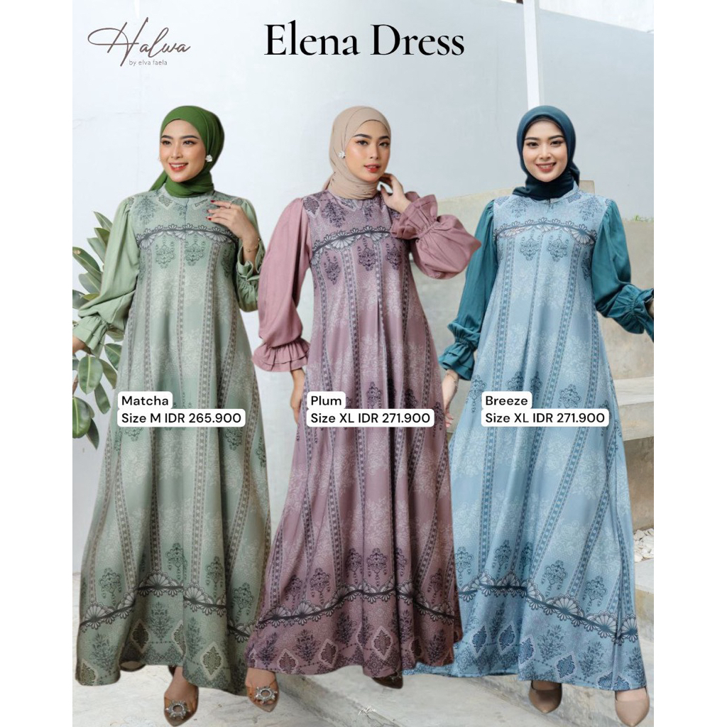 Elena Dress Halwa Apparel