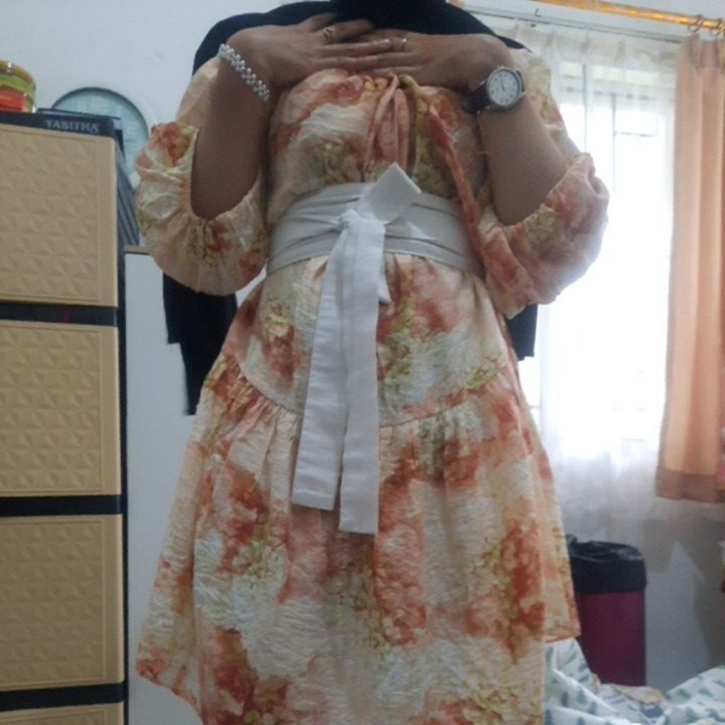 tunik bunga preloved