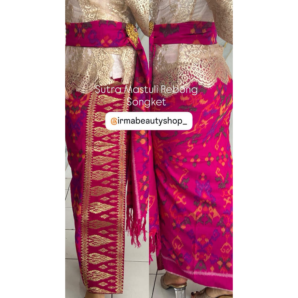 Ready Sutra Mastuli rebong songket ori