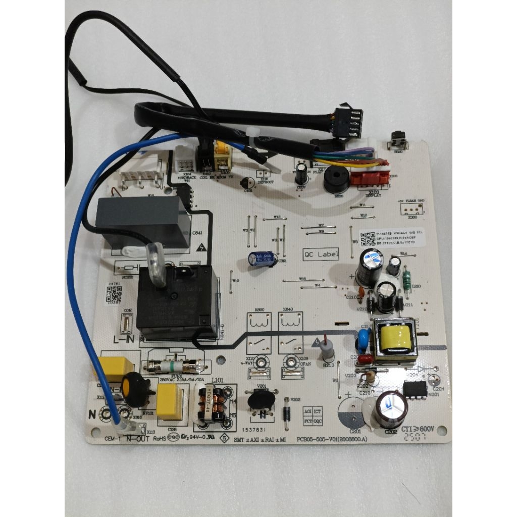 MODUL PCB AC POLYTRON 0,5PK -1 PK ,LENGKAP DENGAN KABEL SENSOR