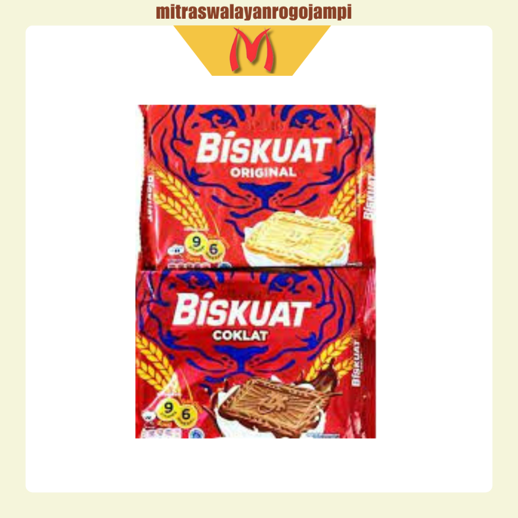 Biskuat Biskuit Kemasan Coklat dan Original