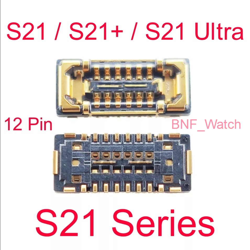 12 Pin FPC Socket Antena Sinyal di Mesin Samsung Galaxy S21 / Galaxy S21+ / Galaxy S21 Ultra