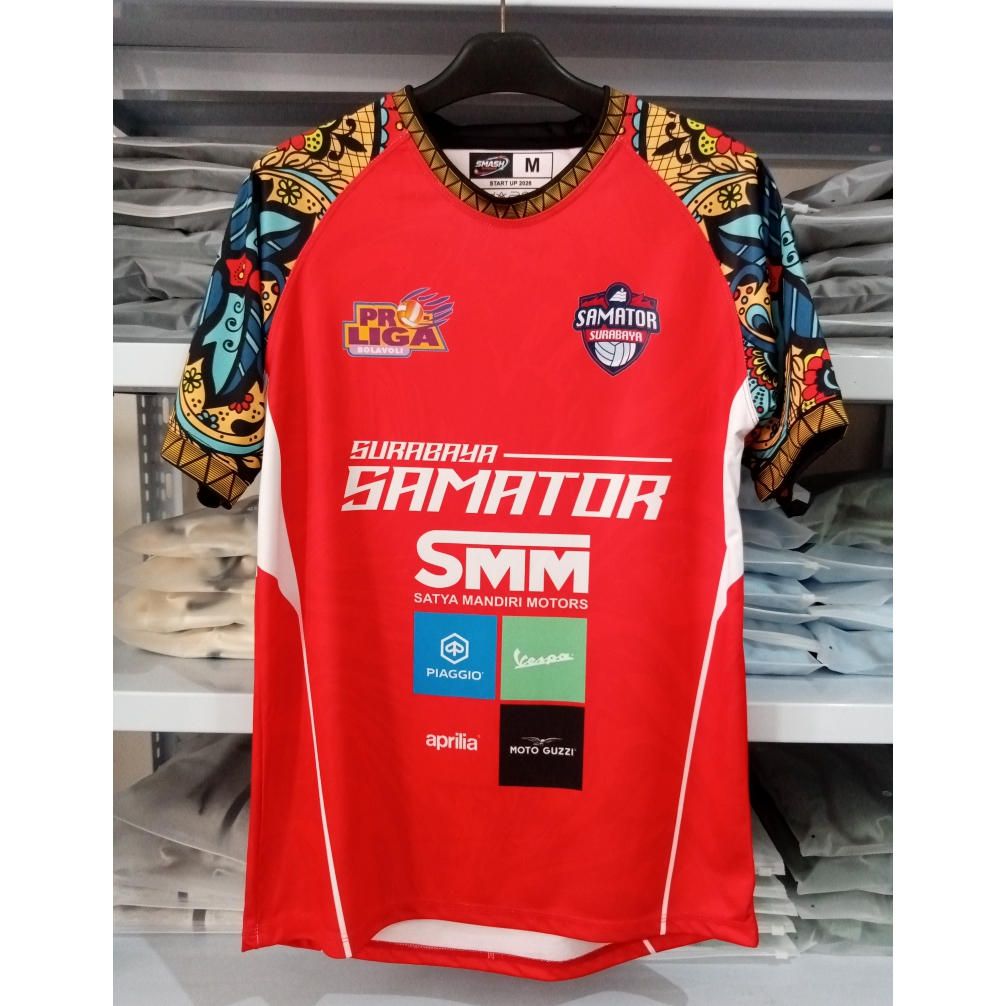 Kaos Jersey Voli Surabaya Samator Proliga Pria 2026 / Jersey Voli Dry Fit Printing