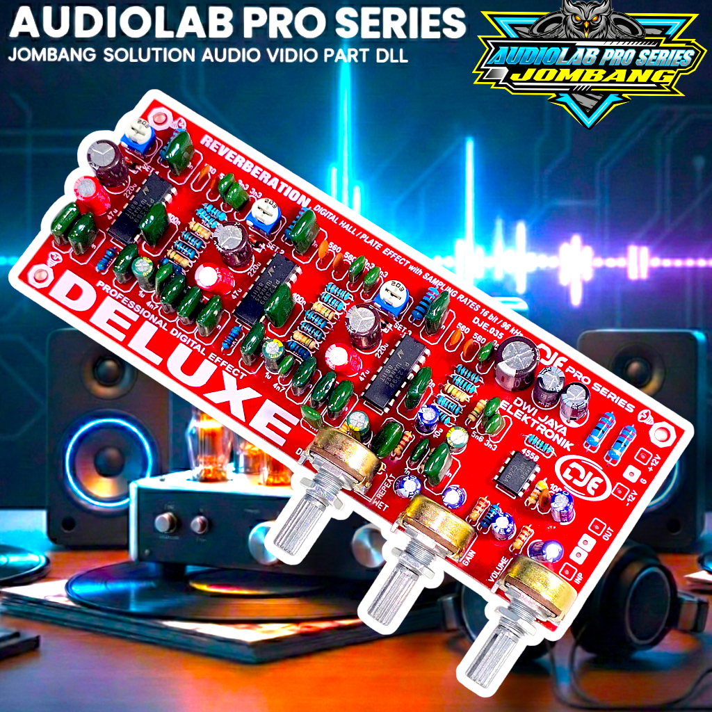 Kit ECHO Reverb 3 IC PT2399 Suara Nyeees