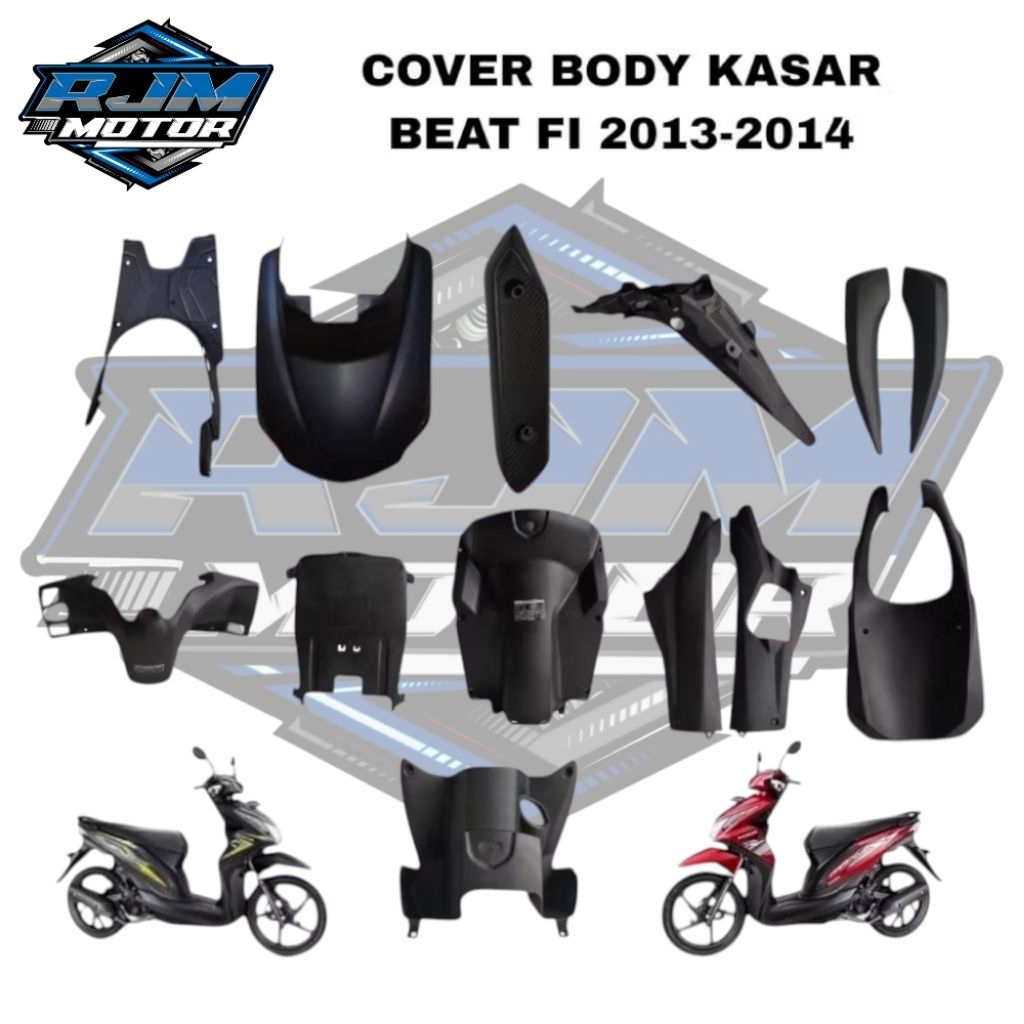 Cover Body Kasar Atas Bawah Depan Belakang Honda Beat Fi 2013-2014