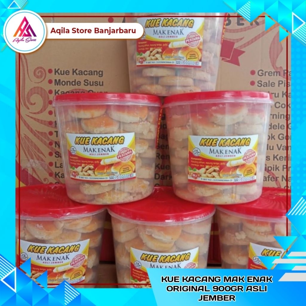 Kue Kacang Mak Enak 900gr Asli Jember / Mak Enak Kue Kacang Original