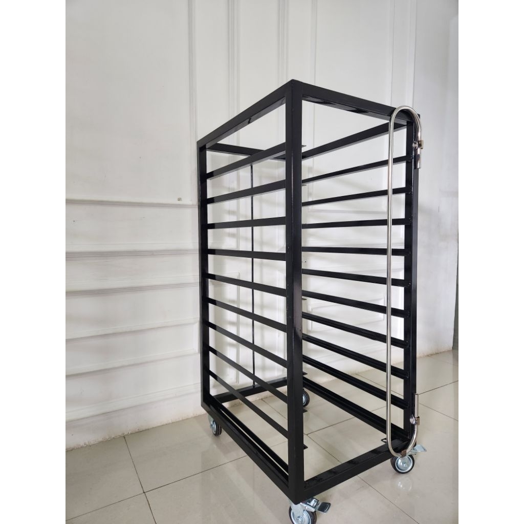 Rak troly loyang roti 10 susun 60×40