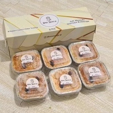 Klappertaart Oma Nontje (box of 6) HAMPERS SURABAYA