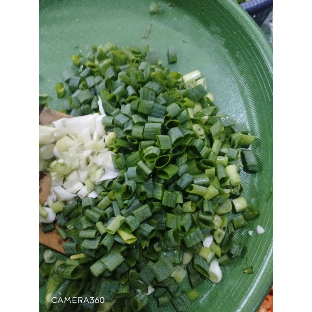 daun bawang iris potong 250 gram murah banget