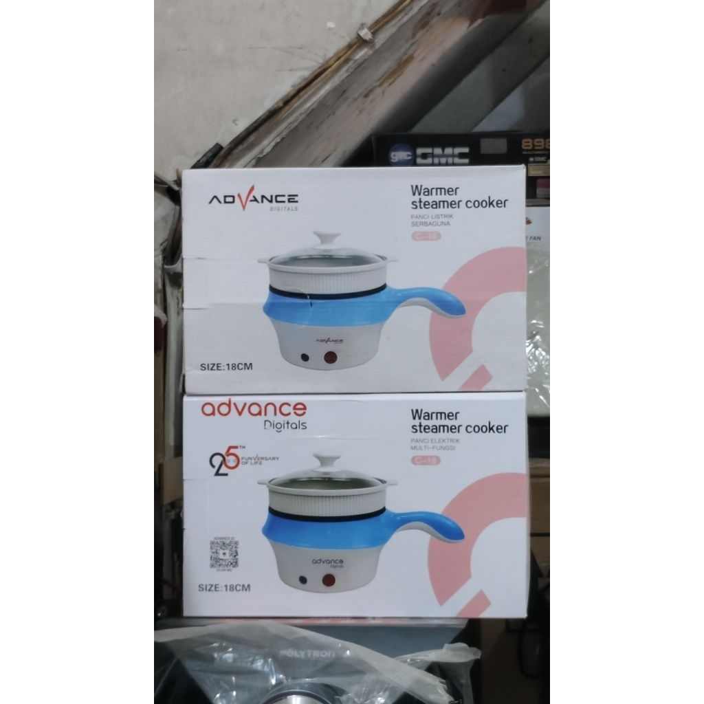 WARMER STEAMER COOKER PANCI LISTRIK SERBAGUNA ADVANCE