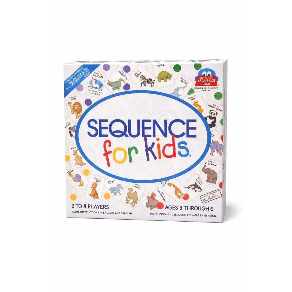 SEQUENCE FOR KIDS/MAINAN EDUKASI ANAK/ BOARD GAME/ANIMALS CARDS