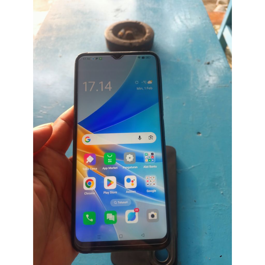 hp second Oppo a17 ram 4/64 layak pakai