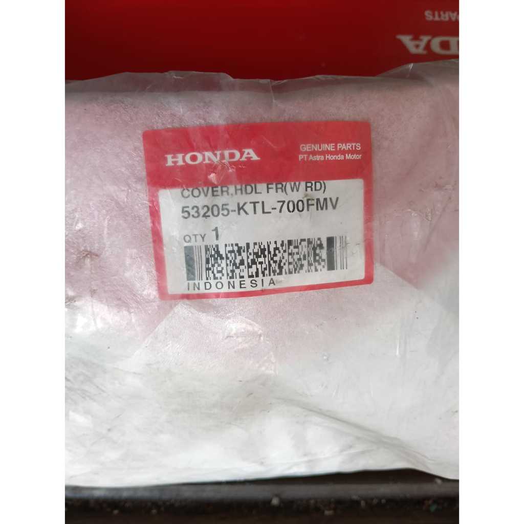 Cover FR Handle (Batok Depan) Merah Honda Supra X 125 Original AHM (53205-KTL-700FMV)