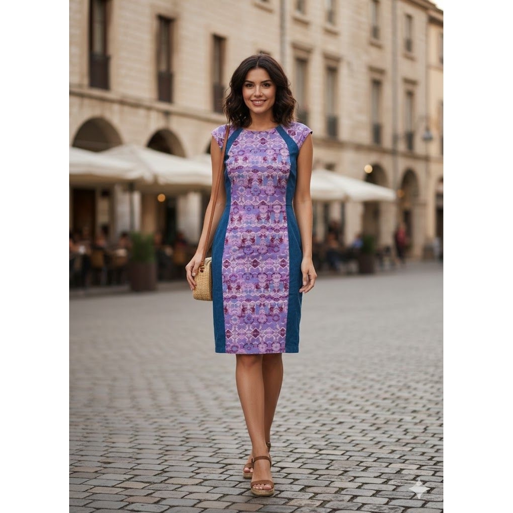 035 Dress batik Bateeq