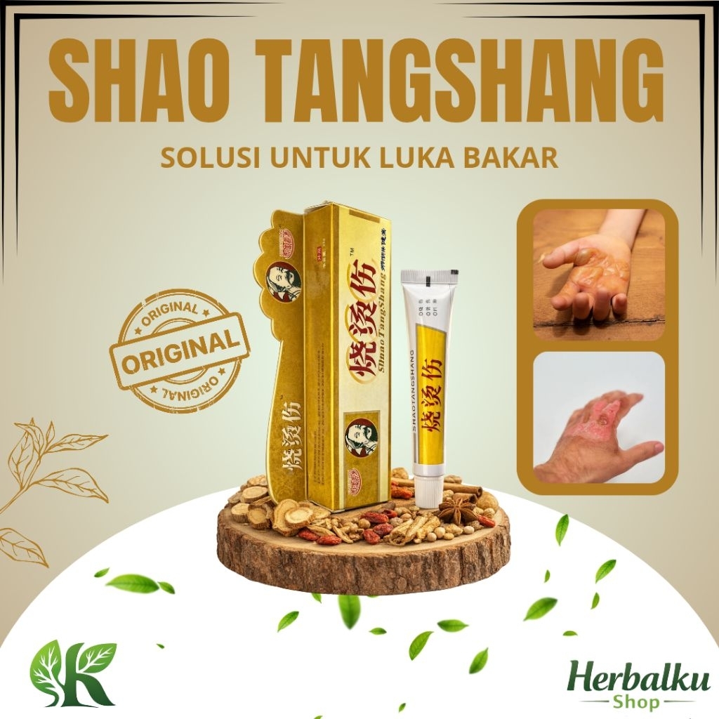 Salep luka bakar SHAO TANG SHANG herbal cina