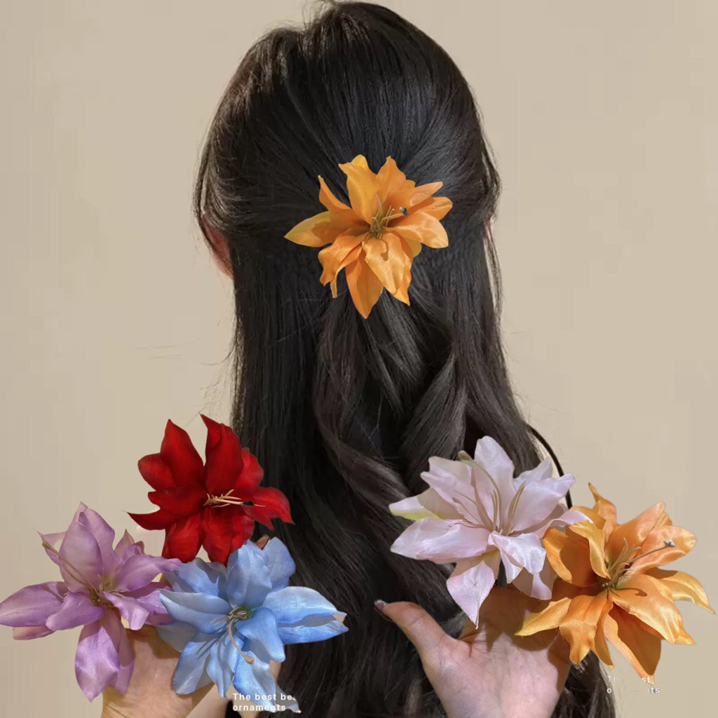 Hair Clip Hiasan Rambut Sanggul Modern Jepit Rambut Pesta Terbaru Sanggul Bunga Bali