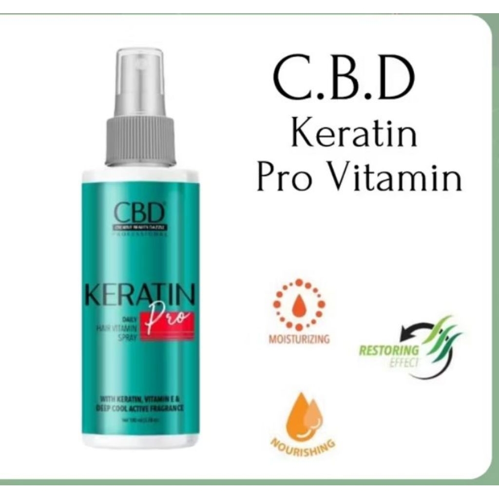 Vitamin rambut CBD Keratin