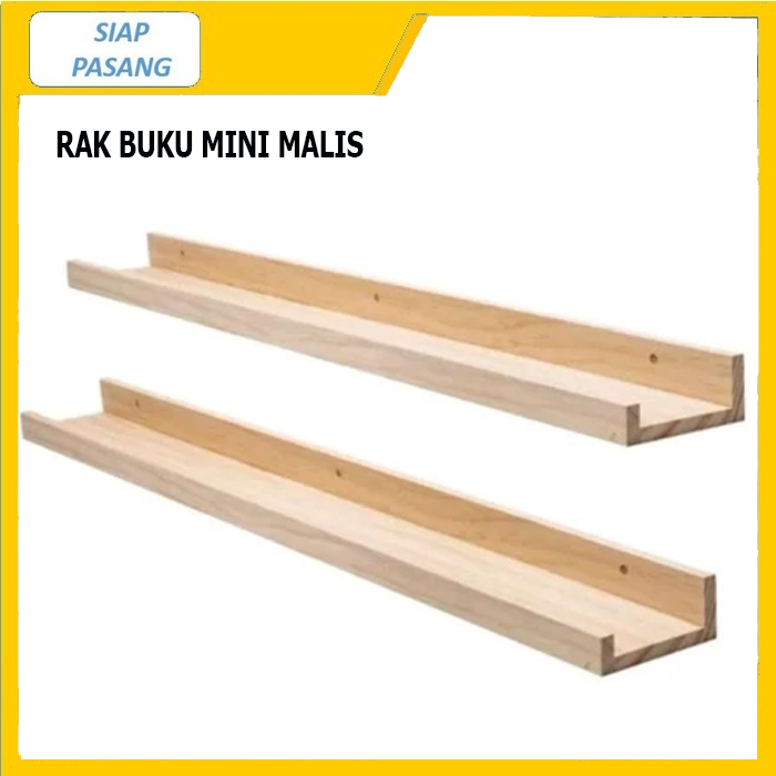 AMBALAN KAYU JATI BELANDA/RAK DINDING BUKU MINIMALIS/RAK MELAYANG KOKOH
