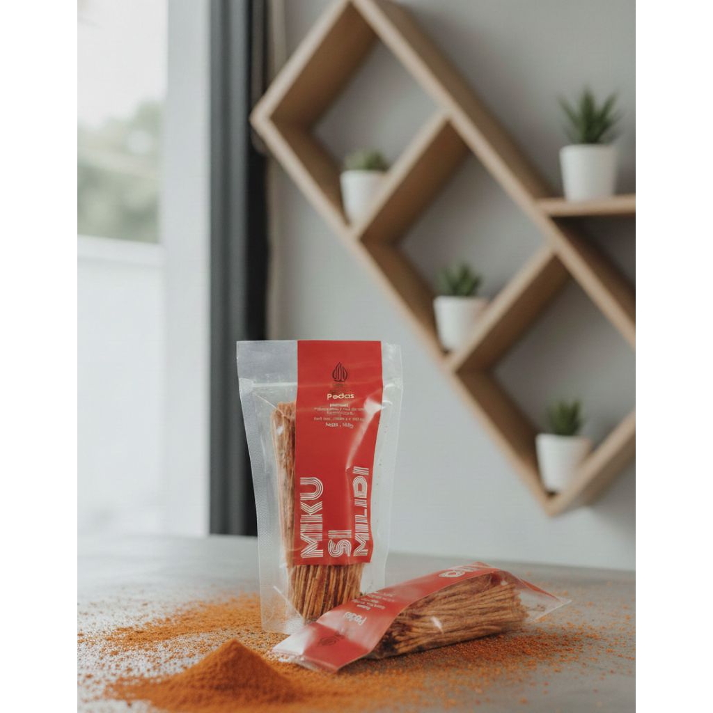 Miku Si Milidi rasa pedas milidi enak , milidi murah, millidi viral